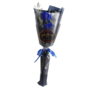 Ramo de 2 Rosas Azules tinturadas