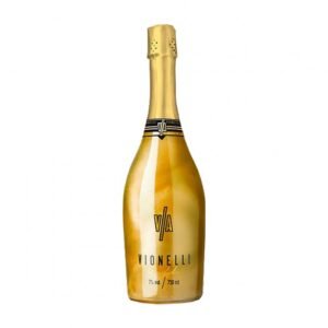 Botella de vino Vionelli en presentación para regalo