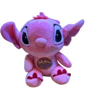Peluche stitch rosado de 14 cm suave y adorable disponible en Solo Rosas y Algo Más con despacho en Santiago