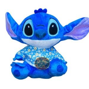 Peluche Stitch con camisa hawaiana de 20 cm azul disponible en Solo Rosas y Algo Más con despacho en Santiago