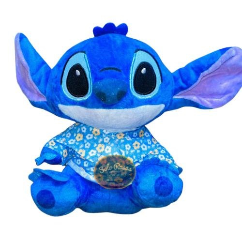 Peluche Stitch con camisa hawaiana de 20 cm azul disponible en Solo Rosas y Algo Más con despacho en Santiago